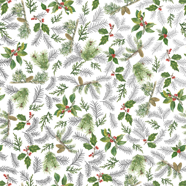 Glistening Pines Christmas Gift Wrap