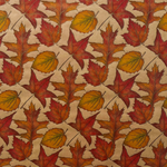 LENOX LINED LEAVES GIFT WRAP ROLL BY SULLIVAN PAPERS USA  GW 9530