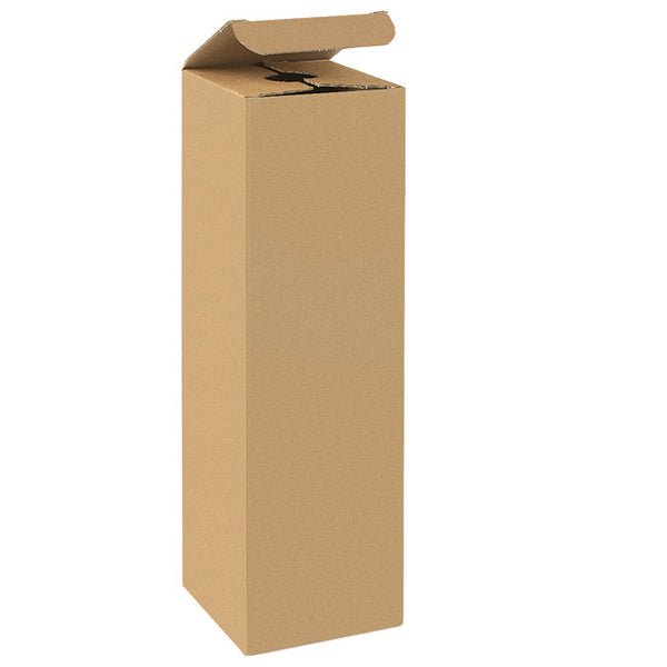 NATURAL KRAFT ONE BOTTLE BOX  BBV1NAT      20 BXS / CARTON - W H Koch Packaging