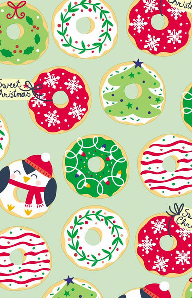 PREMIUM HOLIDAY DONUTS GIFT WRAP BY SULLIVAN DESIGNERS  GW 9360