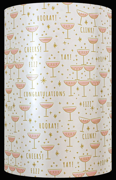 CONGRATULATIONS & GOOD CHEER GIFT WRAP BY SULLIVAN PAPERS USA GW 9432.
