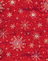 HOLOGRAPHIC SPARKLING SNOWFLAKES CHRISTMAS GIFT WRAP BY SULLIVAN  GW7245 - W H Koch Packaging