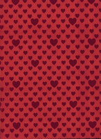ELEGANT RED FOIL HEARTS JEWELERS ROLL GIFT WRAP  " VALENTINES " GW 3009 - W H Koch Packaging