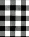 PREMIUM BLACK/WHITE CHECK PLAID GIFT WRAP BY SULLIVAN  USA  GW8564